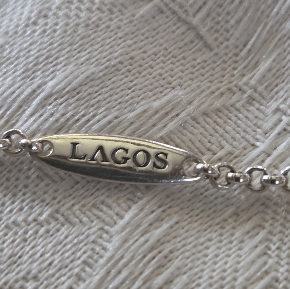 LAGOS Luna Keshi Pearl Station Necklace, SS, 34 Inches - Picture 9 of 12